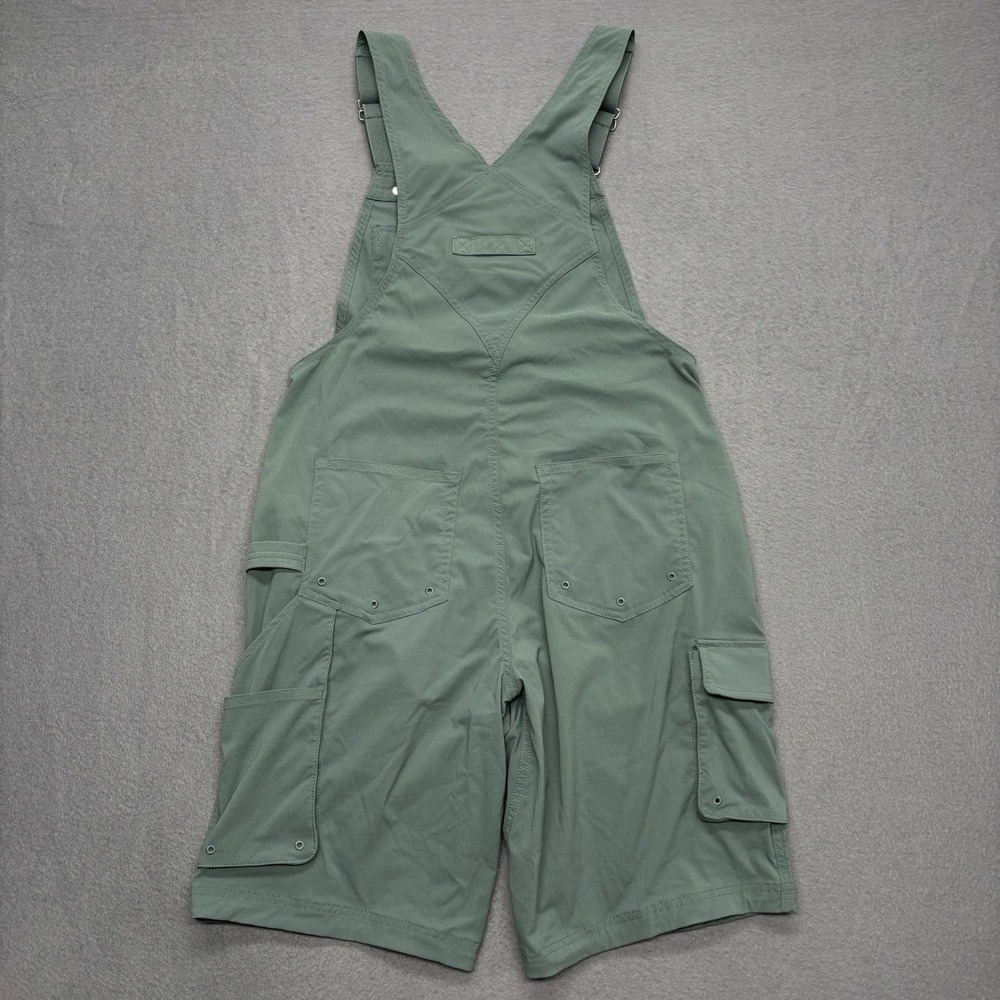 Duluth Trading Bib Overalls Womens S Green Heirloom Gardening Cargo Pockets - Picture 9 of 9